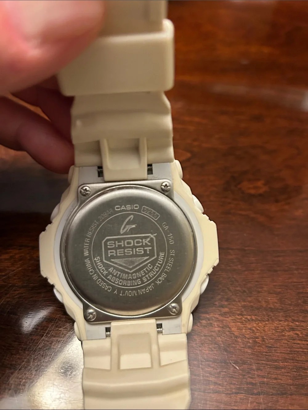 Casio G-Shock White Analog-Digital Watch - GA 150